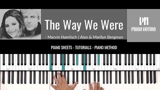 The Way We Were - Barbra Streisand (Sheet Music - Piano Solo - Piano Cover - Tutorial)