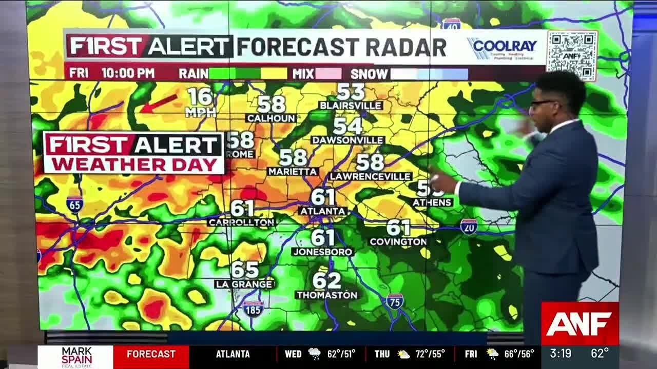 First Alert | Heavy downpours; storms return Friday afternoon. - YouTube