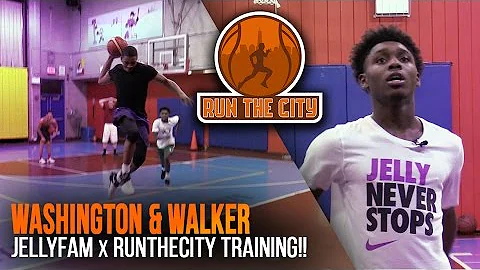 Isaiah Washington & Jordan Walker Workout in Harle...