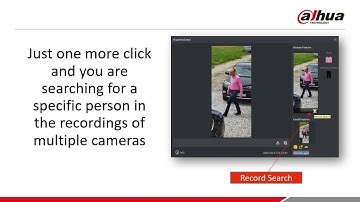 Dahua DSS PRO Object Search