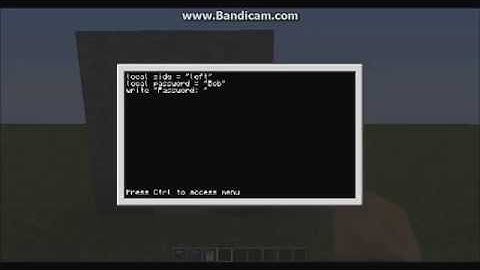 Tutorial Ep. 1: ComputerCraft: Password Door