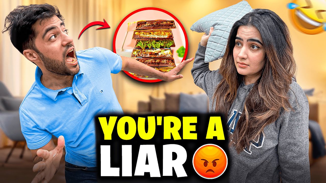 SHE CAUGHT ME LYING 😮😢😡