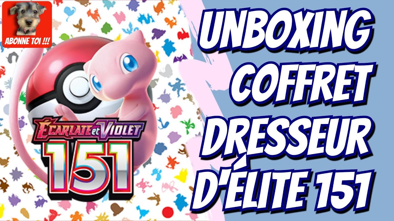 Coffret dresseur d'élite (ETB) Pokémon 151 - Ecarlate et Violet