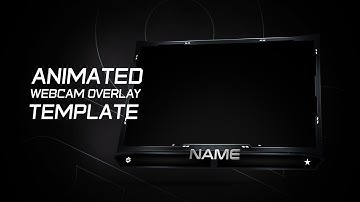 Animated Webcam Overlay Template 2023