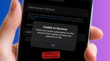 There is An Active Subscription on this Account that Requires At Least One Payment on File / 2024