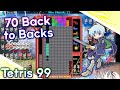 Tetris 99 - Clutch Maximus, 70 Back to Backs