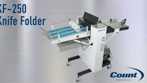 COUNT KF 250 Air- Feed Knife Folder