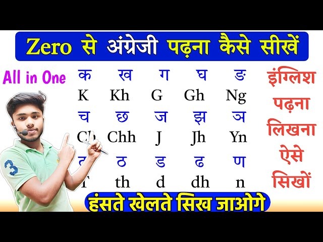 अंग्रेजी पढ़ना कैसे सीखें | How to learn English | English padhna kaise sikhe | इंग्लिश पढ़ना सीखें class=