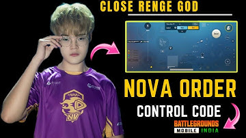 (Bgmi) Nova XQF Order New Latest 💯👍BGMI  control Code | Nova order control