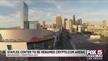 Staples Center to be renamed Crypto.com Arena