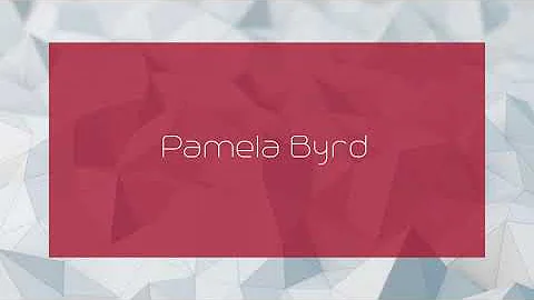 Pamela Byrd - appearance
