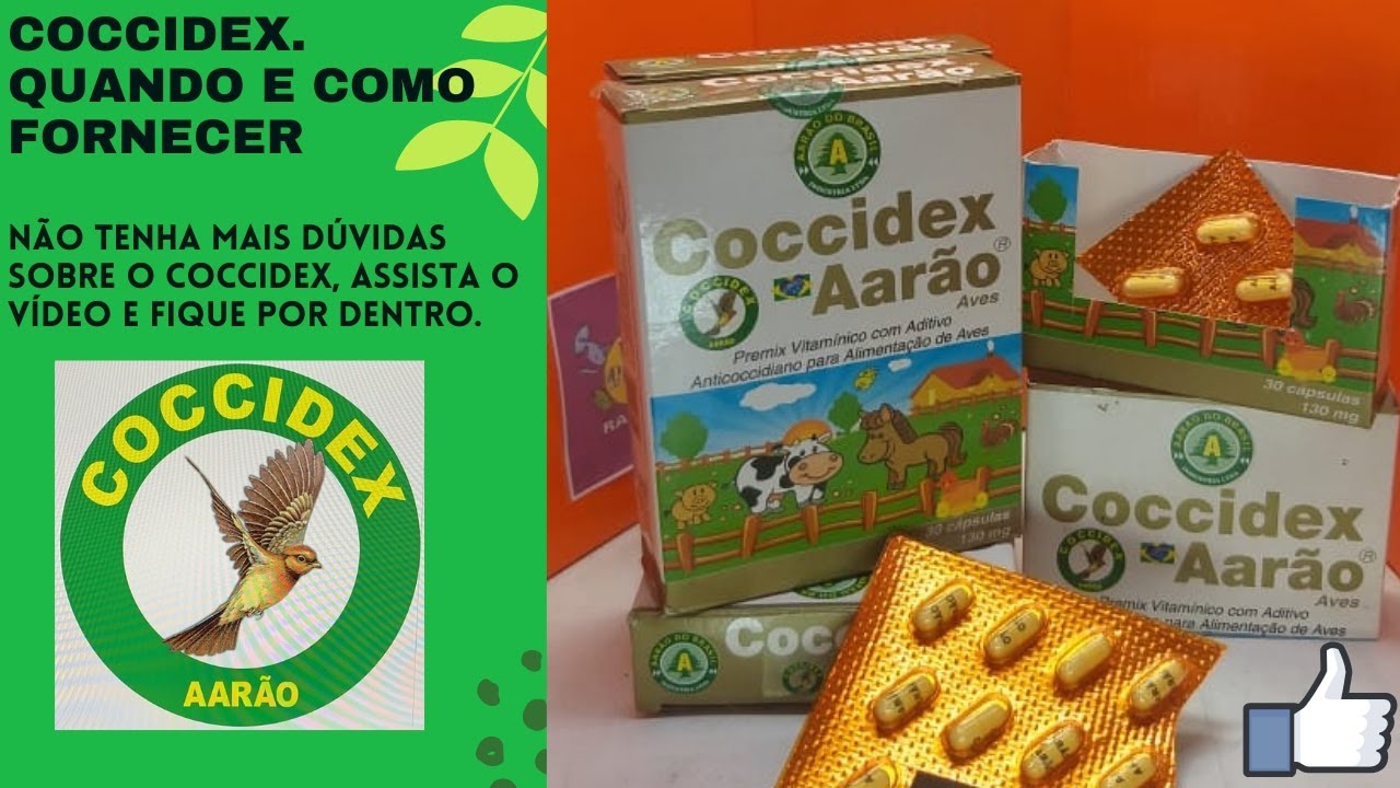 COCCIDEX, QUANDO E COMO FORNECER.
