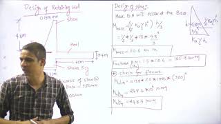 Lecture-3 | Sem-7 | DRCS | Design of Retaining walls by Prof. C D Patel screenshot 4