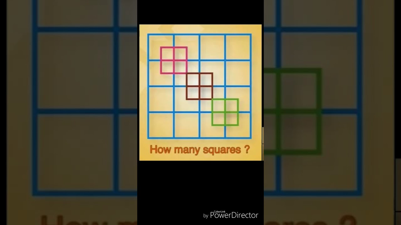 How many Squares are in this Picture? - YouTube