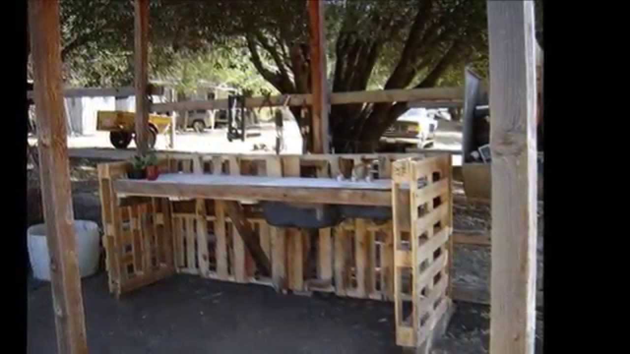Le 30 migliori idee di mobili pallet per il giardino youtube Bancali legno idee