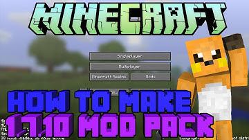 ★ How To Make a Minecraft Mod Pack for 1.7.10 Installing Mods