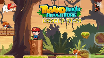 Mano Jungle Adventure - Levels 21-25 / Gameplay Walkthrough (Android, iOS)