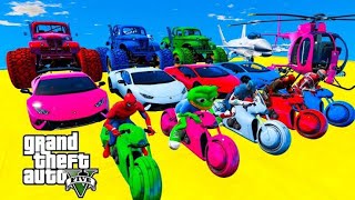 GTA V Epic New Stunt Race For Car Racing Challenge by Trevor