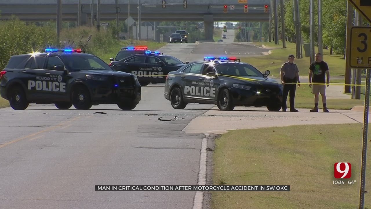 Motorcycle Crash With Car Leaves 1 Person Seriously Injured In SW OKC ...