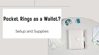 Pocket Ring Planner Setup as Cash Wallet #pocketrings