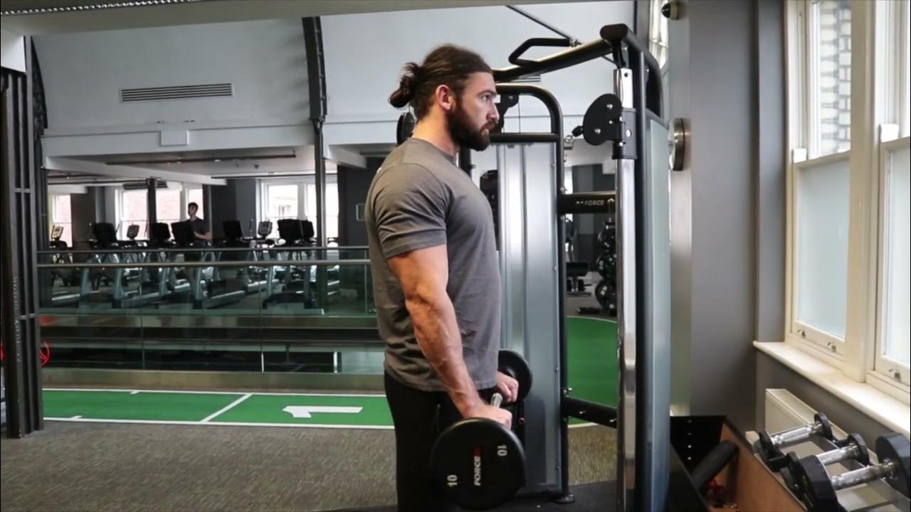 How To Do Reverse grip barbell curl Exercise Demo YouTube