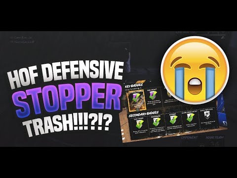 NBA 2K18 HOF DEFENSIVE STOPPER FIRST IMPRESSIONS... TRASH!?!?! - YouTube