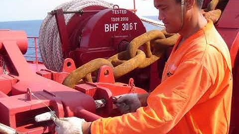 Mooring / Anchoring operation.