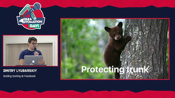 A&A Days 2018:   Dmitry Lyubarskiy "Scaling Testing @ Facebook"