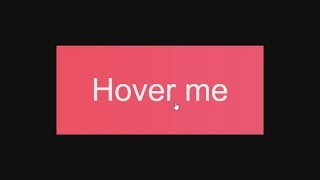 Button Hover Effect | HTML CSS JS