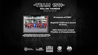 FRC Workshop - Sustainability by 1511 Rolling Thunder | FRC Warm Up 2023