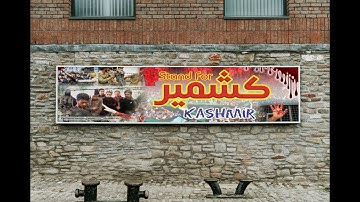 Save Kashmiur - Coreldraw X7 Tutorial - Designed by Graphics Inn