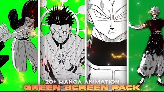 Manga character animation with green screen | character animation alight motion preset |