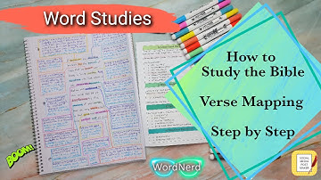 How to Study the Bible - In Depth Verse Mapping Guide- Romans 12:1-2 | Word Studies