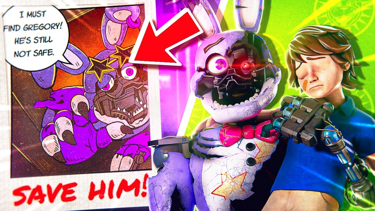 FNAF Ruin: the REAL ENDING! SAVING GLAMROCK BONNIE!? (Security