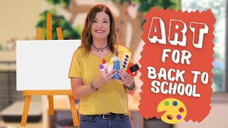 Introducing Art During Back to School With Toddlers and Preschoolers