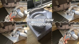 Unboxing new Headphone with me 🎧 |Unbox at early morning|