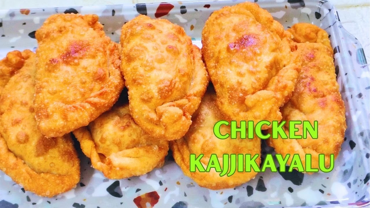 Crispy Outside, Chicken Surprise Inside! | Chicken Kajjikayalu Special | చికెన్ కజ్జికాయలు