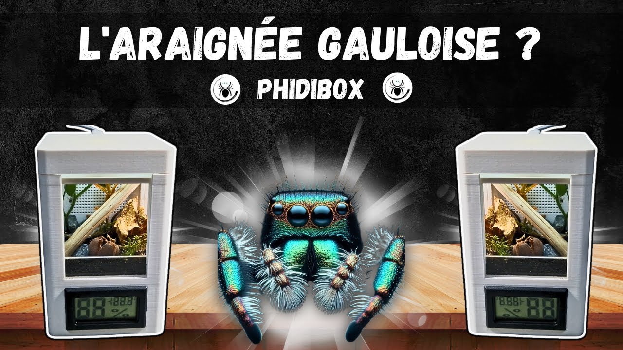 L'araignée GAULOISE 😲😲😲 Je découvre PhidiBox et fais l'acquisition d'une Phidippus regius bahamas 🕸️