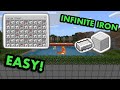 NEW SIMPLE 1.17 IRON FARM TUTORIAL in Minecraft Bedrock (MCPE/Xbox/PS4/Nintendo Switch/Windows10)