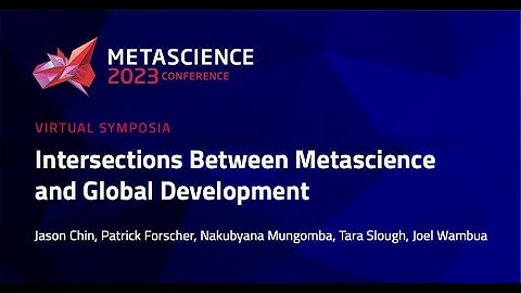 Intersections Between Metascience and Global Development