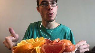 Citrus Fruit Eating Show (Fruit for breakfast Mukbang)