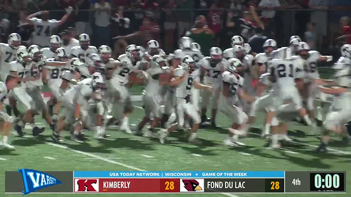 Fond du Lac High's game winning kick ends Kimberly's 70-game winning streak