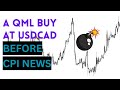 SUPPLY AND DEMAND : QML BUY AT USDCAD