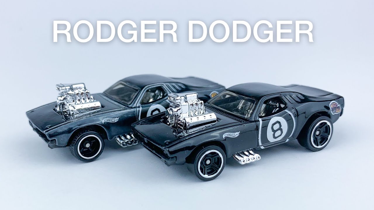 Details about  / Hot Wheels Super Treasure Hunt STH 2021 Rodger Dodger Ball 8 Black Loose 1//64