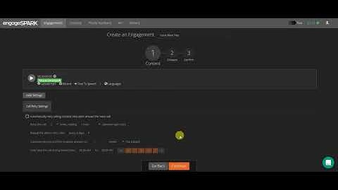 engageSPARK - How to Create a Voice Blast With Caller ID