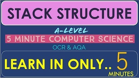 Tutorial 19. Stack Data Structure in 5 minutes!