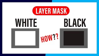 How do I change my layer mask from white to black?