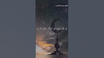 #اكسبلور #المصحف القارئ يوسف القيسي #راحة_نفسية
