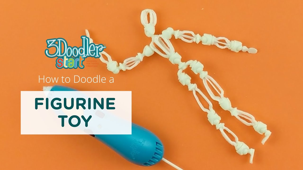 3D Pen Tutorial  Make A Figurine Toy (STEM) 