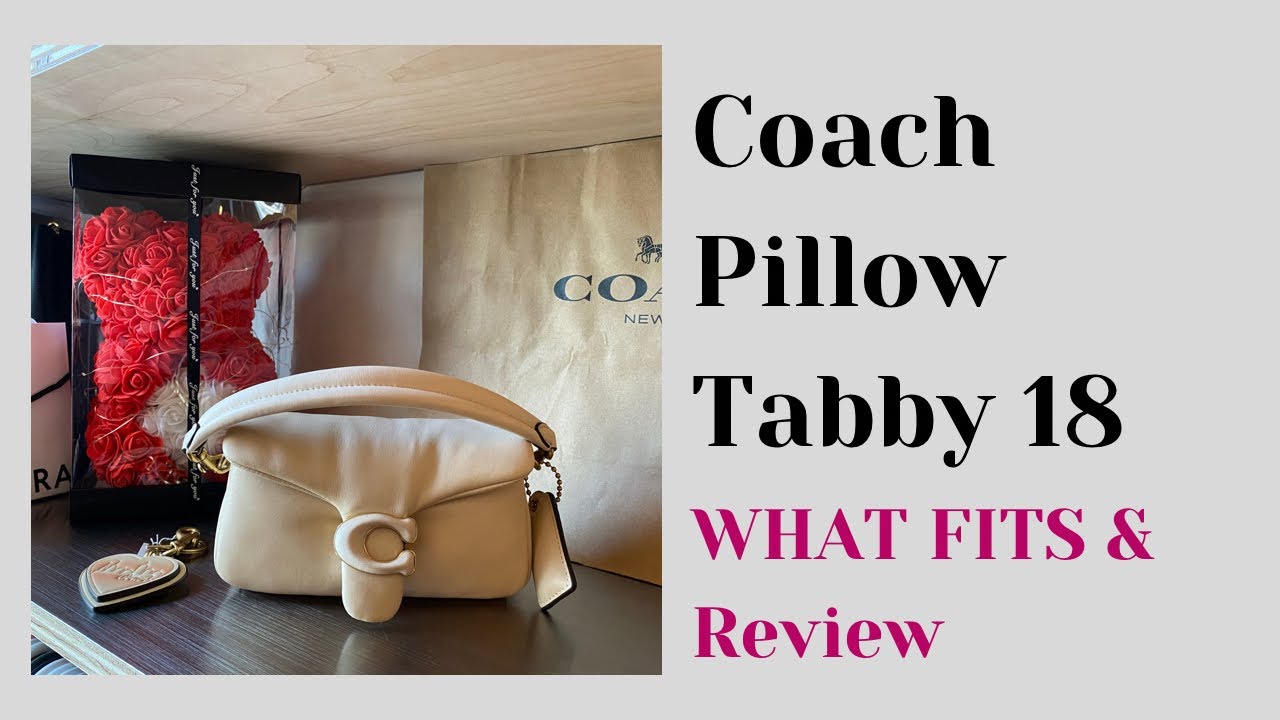 Coach Pillow Tabby 18  The Best Color! Review, What Fits, How to Style 